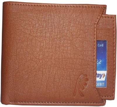 

Rosset Men Tan Artificial Leather Wallet(7 Card Slots)