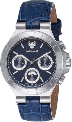 Swiss Eagle SE-9091-01 Analog Watch  - For Men   Watches  (Swiss Eagle)