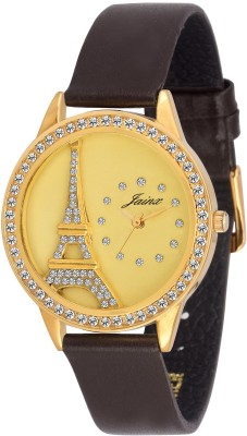 Jainx JW557 Paris Gold Dial Analog Watch  - For Women   Watches  (Jainx)