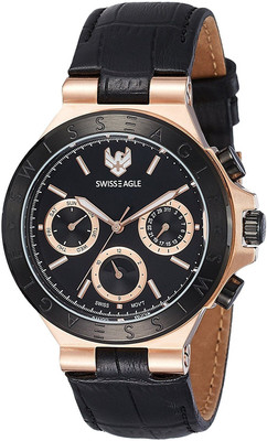View Swiss Eagle SE-9091-03 Analog Watch  - For Men Wrist Watches Price Online(Swiss Eagle)