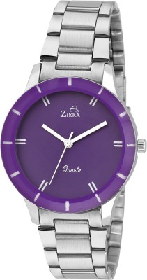 Ziera ZR8042 Special dezined purple dial Watch  - For Girls   Watches  (Ziera)
