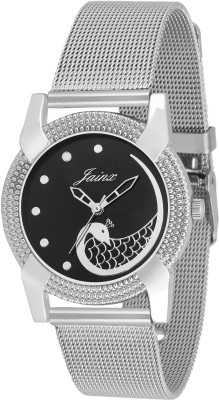 Jainx JW560 P-Cock Black Dial Analog Watch  - For Women   Watches  (Jainx)