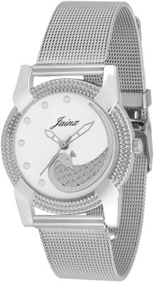Jainx JW559 P-Cock White Dial Analog Watch  - For Women   Watches  (Jainx)