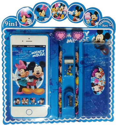 

Funcart Mickey & Friends Iphone shape notebook Stationery Set (pack of 6)