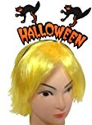

Funcart Halloween Headband Orange wild cat
