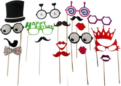 

Funcart 20 pcs Happy Birthday party props sticks