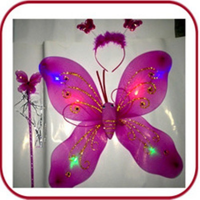 

Funcart Funcart LED Light up Butterfly wings Set (Wings,Headband & wand)