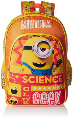 

Minion MBE-MIN059 Waterproof School Bag(Yellow, 16 inch)