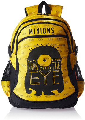 

Minion MBE-MIN076 Waterproof School Bag(Yellow, 19 inch)