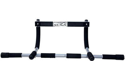 Skera Iron Gym Door Chin Up Bar Chin-up Bar(Black, Grey)