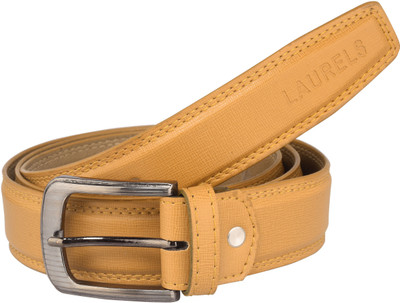 

Laurels Men Casual Beige Artificial Leather Belt