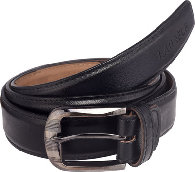 

Laurels Men Formal Black Artificial Leather Belt