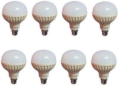

AnnieBlossom 12 W Standard B22 LED Bulb(White, Pack of 8)