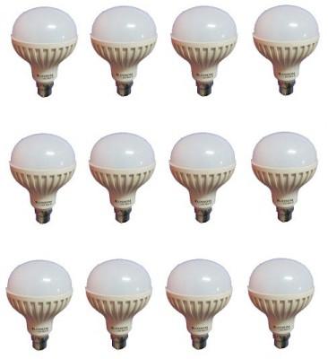 

AnnieBlossom 9 W Standard B22 LED Bulb(White, Pack of 12)