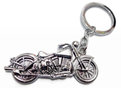 ADITYA TRADERS FULL METAL BULLET KEYCHAIN Key Chain(Silver)