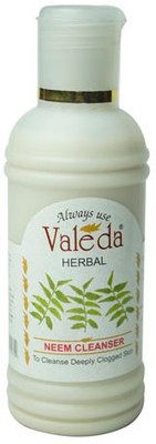 

Valeda Herbal Neem Cleanser with Aloe Vera - To 'Remove Makeup' and 'Deep Clean Acne/Pimple Prone Oily Skin' - By Dr Seema Bali(100 ml)