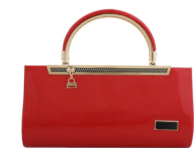 

Peacock Mundkar Casual Red Clutch