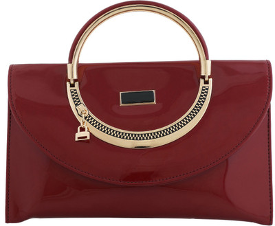 

Peacock Mundkar Casual Maroon Clutch