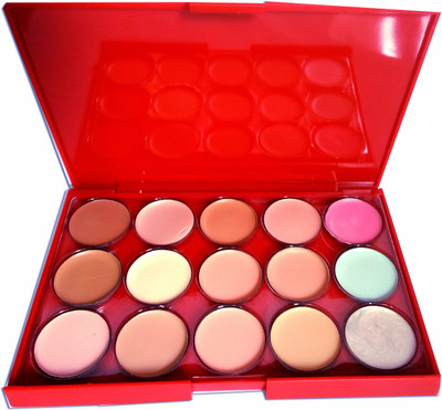 

color18 15 Color Whitening Hydrating Concealer Studio Professional Makeup Base Concealer(Multicolor)