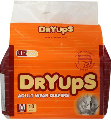 

DRYUPS WEAR PANTS Adult Diapers - M(10 Pieces)