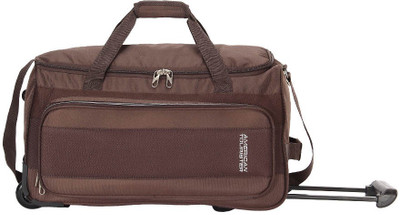 

American Tourister Aegis Plus Duffel Strolley Bag(Brown)