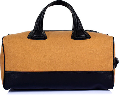 

THE MAKER Kilburn Duffel Bag Travel Duffel Bag(Brown, Black), Black;brown