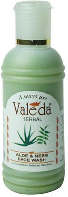 

Valeda Herbal Aloe and Neem Face Wash (Clinically Proved since 32 Years) - Healing and Soothing Miracle Product - By Dr Seema Bali Face Wash(100 ml)
