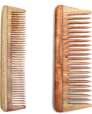 

Ishita International Handmade Neem Wood Anti-static Combs Combos