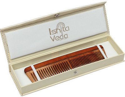 Ishita International Handmade Neem Wood Anti-static Combs Gift Pack