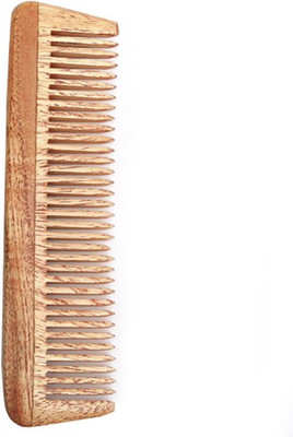 

Ishita International Handmade Neem Wood anti-static Pocket Comb 5"