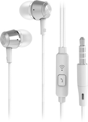 

Flipkart SmartBuy Wired Metal Headset With Mic(Silver, In the Ear)
