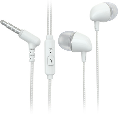 

Flipkart SmartBuy Wired Headset With Mic(White, In the Ear)