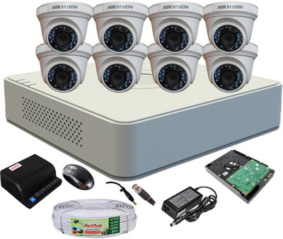 

Hik Vision DS7A08HGHIF1DS2CE5ACOTIRF8 8 Channel Home Security Camera(1 TB)