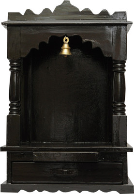 

Pavitra Ghar 12" x 7" x 17" Saagwan Melament Temple Wooden Home Temple(Height: 42 cm)