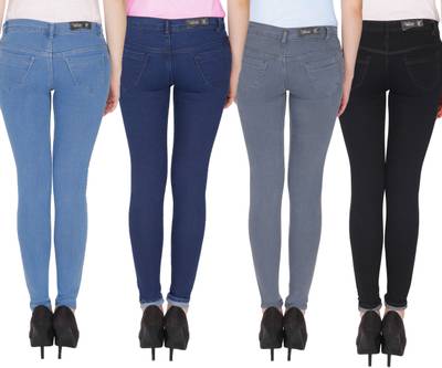 NJ's Slim Women's Dark Blue, Grey, Black, Blue Jeans