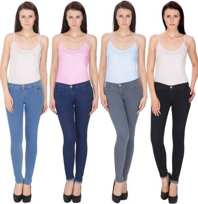NJ's Slim Women's Dark Blue, Grey, Black, Blue Jeans