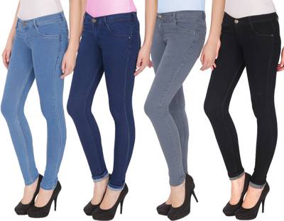NJ's Slim Women's Dark Blue, Grey, Black, Blue Jeans