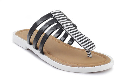 

KITTENS Girls Slip-on Strappy Sandals(Black