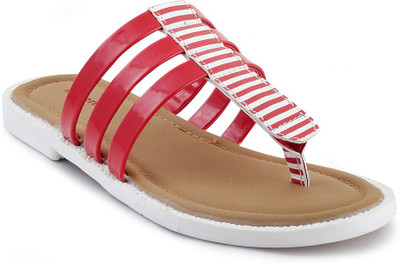 

KITTENS Girls Slip-on Strappy Sandals(Red