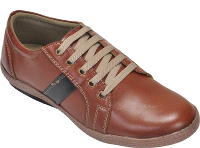 

Kolapuri Center Boys Lace Casual Boots(Brown