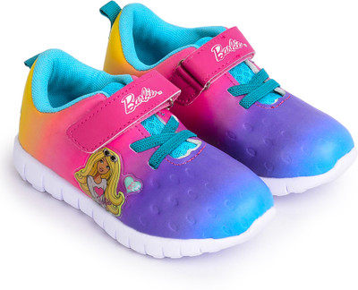 

Barbie Girls Velcro Casual Boots(Multicolor, Pink/sea green