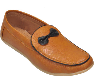 

Kolapuri Center Boys Slip on Loafers(Brown, Tan
