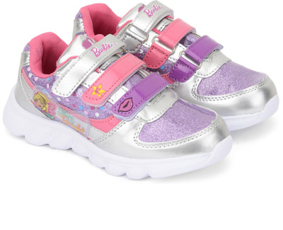 

Barbie Girls Velcro Casual Boots(Multicolor, Silver/pink