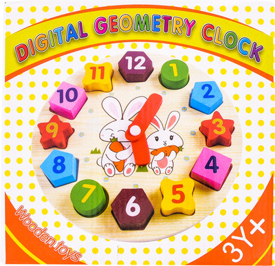 

Little Einstein Geometrical Clock(Multicolor)