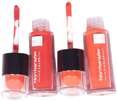 

Blue Heaven Non Transfer Lip Color - Raspberry Love_03 & Punk Maroon_06 (Pack of 2)(120 g, Blue Heaven)