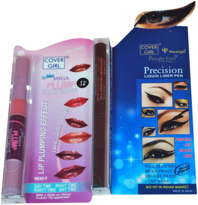 

Cover Girl Cover Girl Pen Style Gloss - Rose Pink_12 & Liquid Liner Pen (Pack of 2)(120 g, Cover Girl)