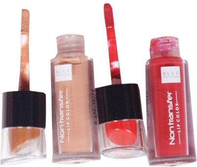 

Blue Heaven Non Transfer Lip Color - Sunset Orange_02 & Nude Lips_05 (Pack of 2)(120 g, Blue Heaven)