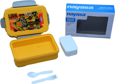 

Nayasa high grade super insulated Nutri (yellow) 1 Containers Lunch Box(1000 ml)