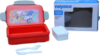 

Nayasa high grade super insulated Nutri (red) 1 Containers Lunch Box(1000 ml)