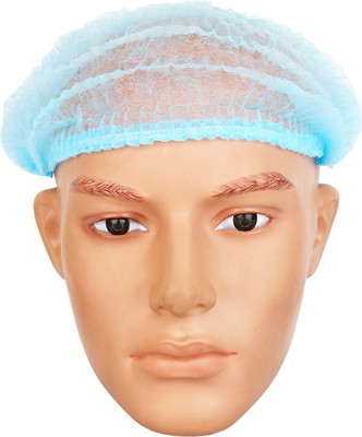 

Ashwa Group Blue Non Woven 100 Disposable Bouffant Surgical Head Cap(Disposable)